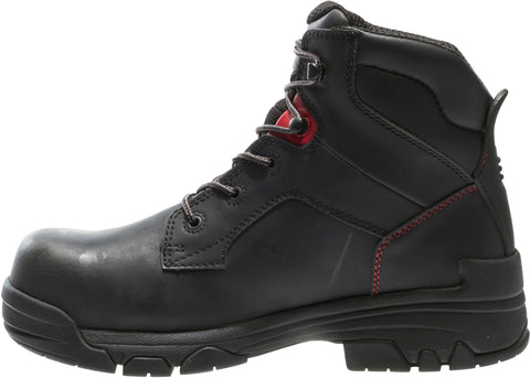 Wolverine Merlin 6" WP Composite Toe W10112 Mens Black Leather Work Boots