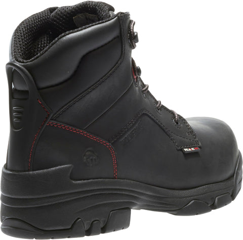Wolverine Merlin 6" WP Composite Toe W10112 Mens Black Leather Work Boots