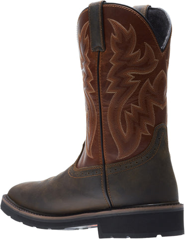 Wolverine Rancher WP Steel Toe Wellington 10" W10764 Womens Brown Work Boots