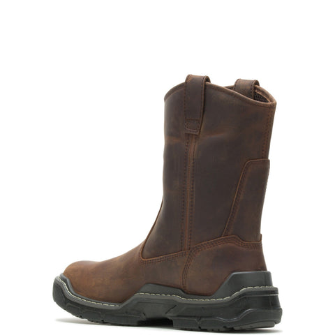 Wolverine Raider Durashocks WP 10" Wellington Mens Brown Wide Work Boots