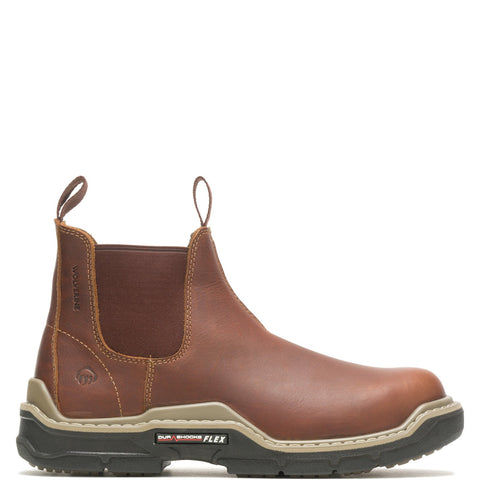 Wolverine Raider DuraShocks Romeo W210116 Mens Brown Leather Work Boots