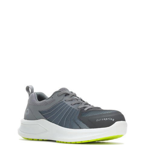 Wolverine Bolt Durashocks Duraspring CarbonMax Mens Gray Athletic Shoes