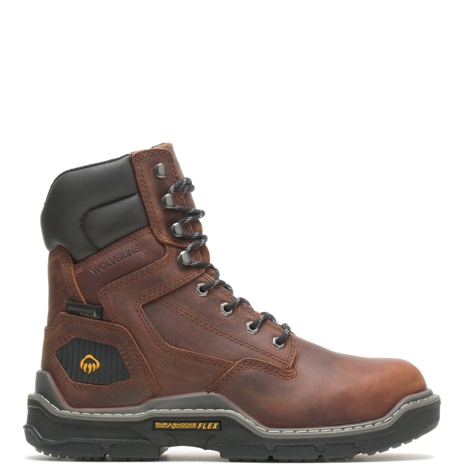Wolverine DuraShocks Insulated Waterproof Wellington Work Steel Toe Boots Mens 8 Wolverine Durashocks® #W03176 Men main image 3