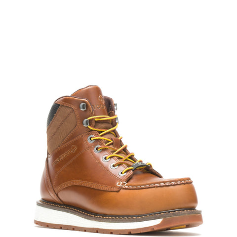 Wolverine Hellcat Ultraspring Wedge Moc-Toe Mens Brown Work Boots