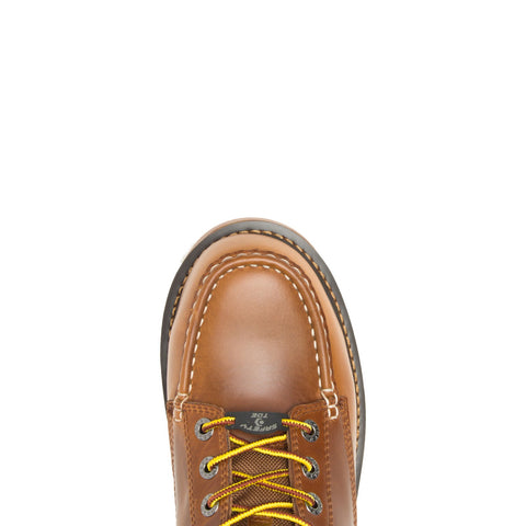 Wolverine Hellcat Ultraspring Wedge Moc-Toe Mens Brown Wide Boots