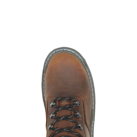 Wolverine Raider Durashocks WP 8" Mens Brown Wide Work Boots