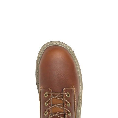 Wolverine Raider DuraShocks CM Oxford Mens Brown Athletic Work Shoes