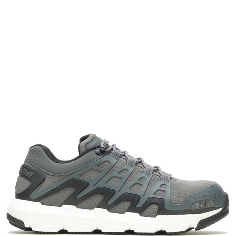Wolverine Rev Vent Durashocks CarbonMax Low Mens Gray Athletic Work Shoes