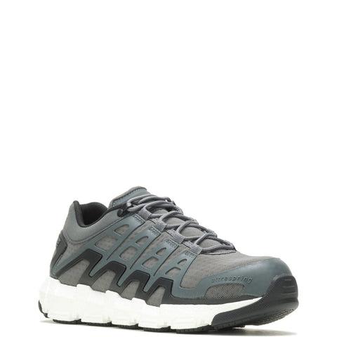 Wolverine Rev Vent Durashocks CarbonMax Low Mens Gray Athletic Work Shoes