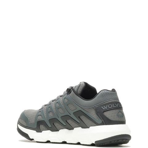 Wolverine Rev Vent Durashocks CarbonMax Low Mens Gray Athletic Work Shoes