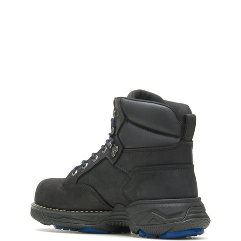 Wolverine Hellcat Fuse Durashocks Ultraspring CM 6" Mens Black Wide Boots