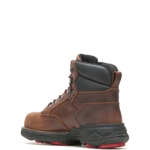 Wolverine Hellcat Fuse Ultraspring WP 6" Mens Brown Work Boots