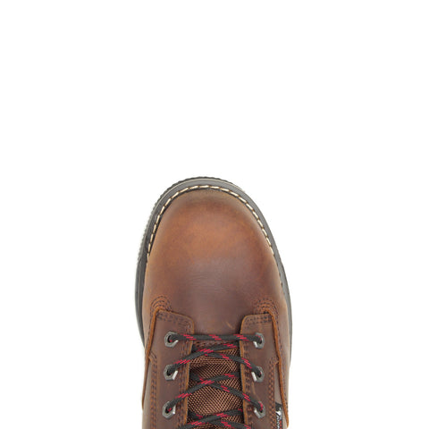 Wolverine Hellcat Fuse Durashocks Ultraspring CM 6" Mens Brown Wide Boots