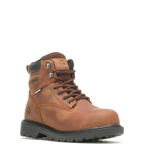Wolverine Floorhand Insulated Steel Toe 6" W221025 Womens Brown Work Boots