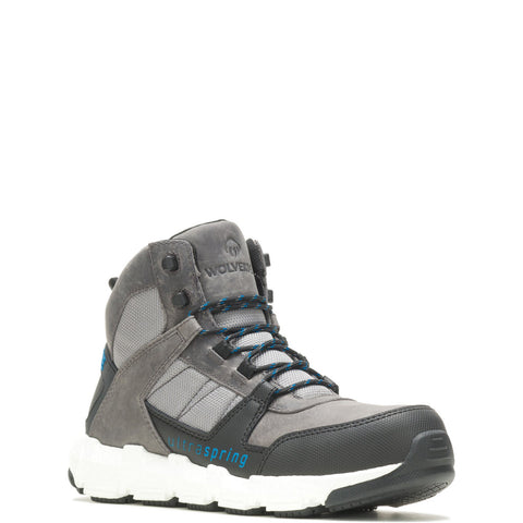 Wolverine Rev UltraSpring FX DuraShocks FLX CarbonMax 6" Mens Gray Boots
