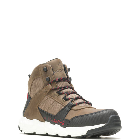 Wolverine Rev Ultraspring FX DuraShocks FLX Mens Brown Wide Work Boots