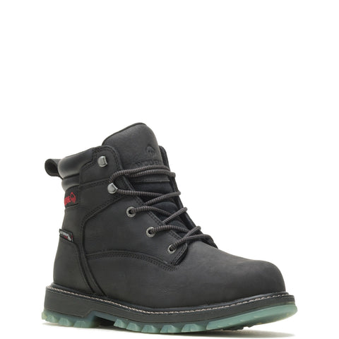 Wolverine Floorhand LX Waterproof 6" Mens Black Wide Work & Safety Boots