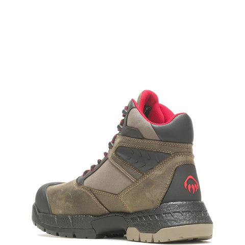 Wolverine Rush Ultraspring CarbonMax 6" W231039 Mens Gray Work Boots