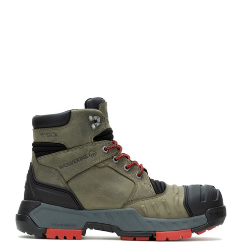 Wolverine Torque Durashocks Carbonmax 6" W231093 Mens Gray Work Boots