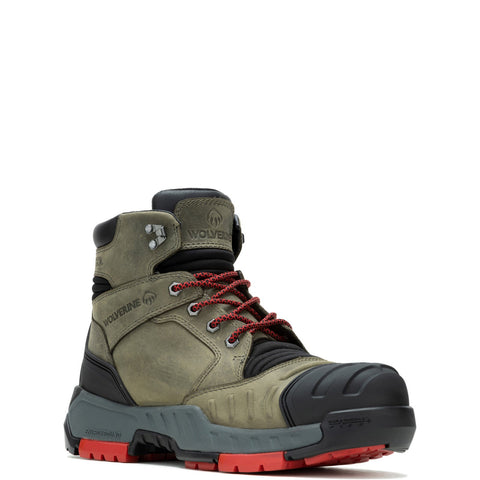 Wolverine Torque Durashocks Carbonmax 6" W231093 Mens Gray Work Boots