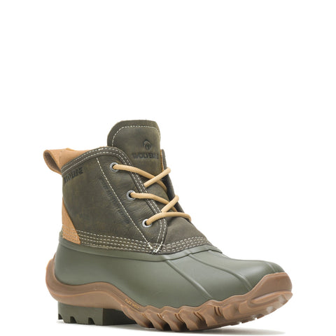 Wolverine Torrent WP Low Duck Winter W880219 Mens Green Casual Dress Boots