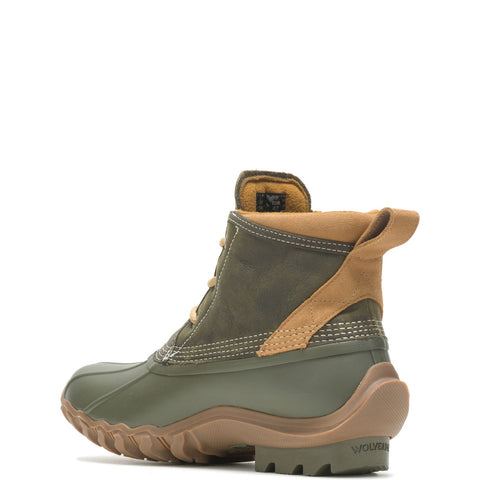 Wolverine Torrent WP Low Duck Winter W880219 Mens Green Casual Dress Boots