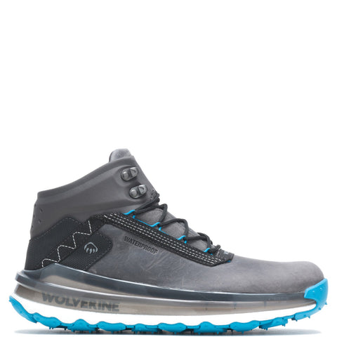 Wolverine Conquer Ultraspring Waterproof Mid W880245 Mens Gray Hiking Boots