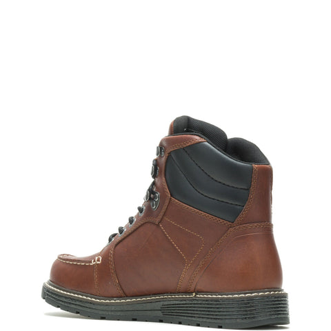 Wolverine Hellcat Wedge Moc-Toe Ultraspring WP 6" Mens Brown Work Boots