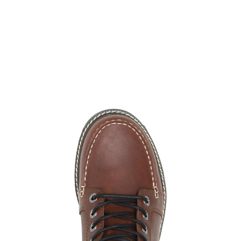 Wolverine Hellcat Wedge Moc-Toe Ultraspring WP 6" Mens Brown Wide Boots