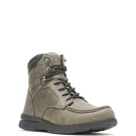 Wolverine Karlin Moc-Toe 6" W880263 Mens Gray Leather Lace Up Work Boots