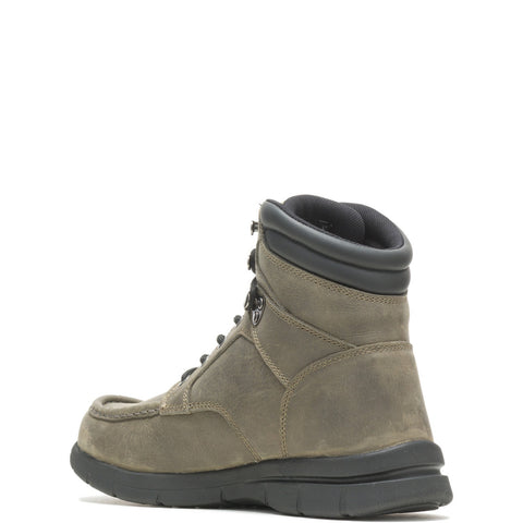 Wolverine Karlin Moc-Toe 6" W880263 Mens Gray Leather Lace Up Work Boots