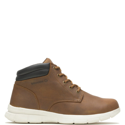 Wolverine Karlin Chukka W880269 Mens Brown Wide Leather Work Boots