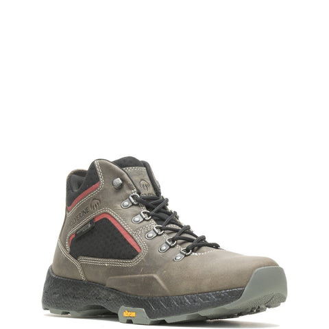 Wolverine Guide Ultraspring Waterproof Mid Mens Gray Wide Hiking Boots