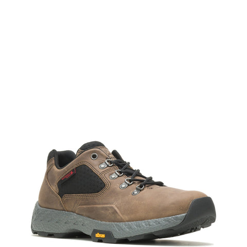 Wolverine Guide Ultraspring WP Low Mens Brown Wide Athletic Work Shoes