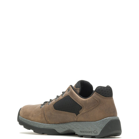 Wolverine Guide Ultraspring WP Low Mens Brown Wide Athletic Work Shoes