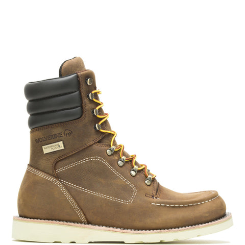 Wolverine Upland Boot 8" W880300 Mens Brown Leather Lace Up Work Boots