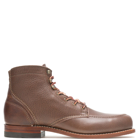 Wolverine 1000 Mile Moc_Toe W990143 Mens Brown Leather Casual Dress Boots