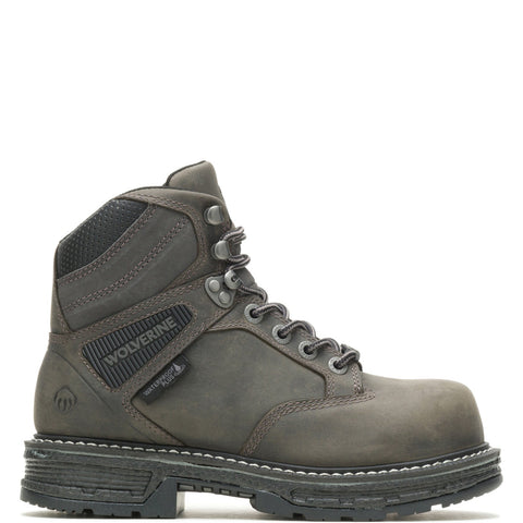 Wolverine Hellcat UltraSpring Waterproof CarbonMax 6" Womens Gray Boots