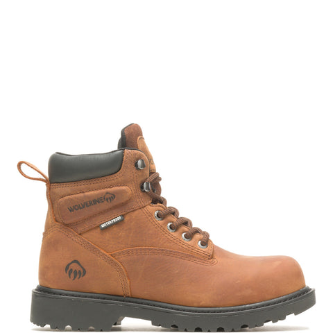 Wolverine Floorhand Insulated Steel Toe 6" W221025 Womens Brown Work Boots