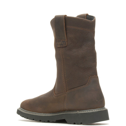 Wolverine Floorhand Square-Toe Wellington W230018 Mens Brown Wide Work Boots