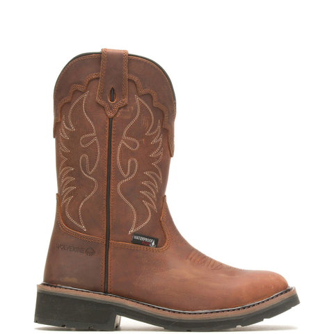 Wolverine Rancher Steel Toe Wellington WP W231031 Womens Brown Work Boots