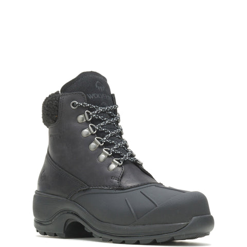 Wolverine Frost Insulated W880210 Womens Black Wide Work Boots