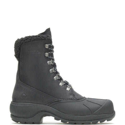 Wolverine Frost Insulated Tall W880216 Womens Black Wide Leather Work Boots