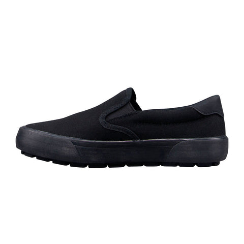 Lugz Delta WDELTC-0055 Womens Black Canvas Slip On Lifestyle Sneakers Shoes