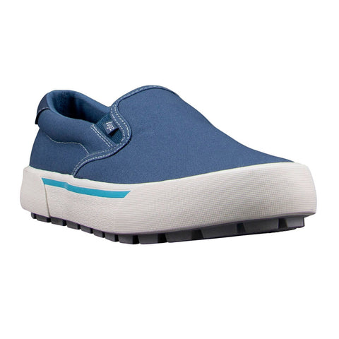 Lugz Delta WDELTC-4016 Womens Blue Canvas Slip On Lifestyle Sneakers Shoes
