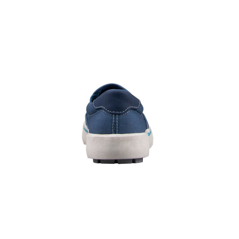 Lugz Delta WDELTC-4016 Womens Blue Canvas Slip On Lifestyle Sneakers Shoes
