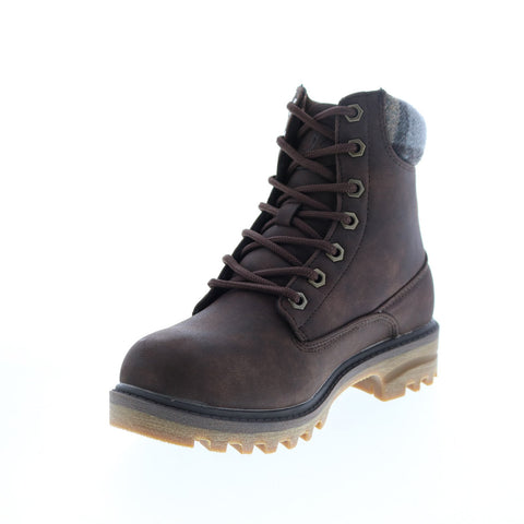 Lugz Empire Hi WEMPHPGD-2078 Womens Brown Synthetic Casual Dress Boots