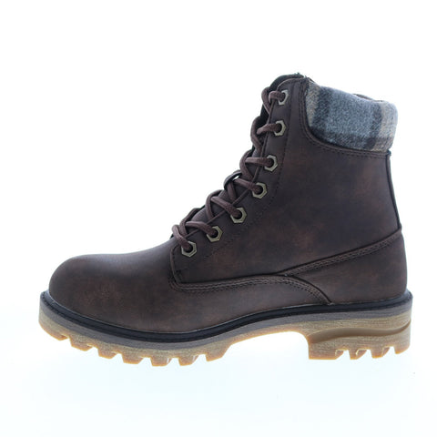 Lugz Empire Hi WEMPHPGD-2078 Womens Brown Synthetic Casual Dress Boots