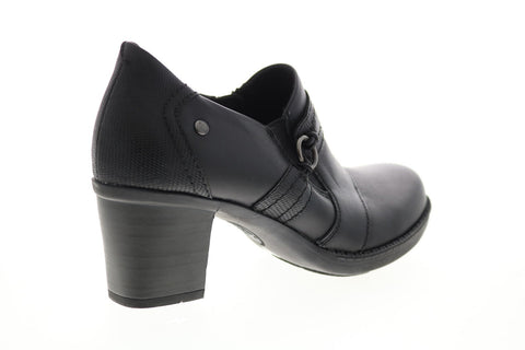 Earth Origins Wheaton Winnifred Womens Black Leather Ankle & Booties Boots