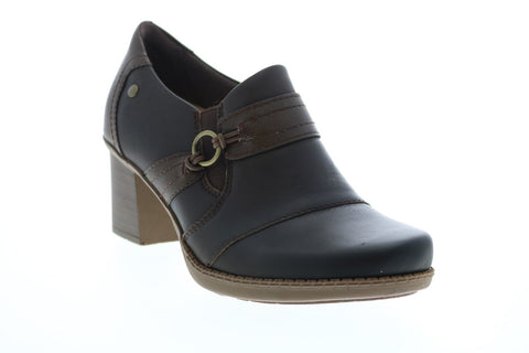 Earth Origins Wheaton Winnifred Womens Brown Leather Ankle & Booties Boots